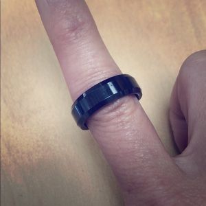 Men’s black tungsten band